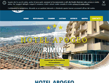 Tablet Screenshot of hotelapogeo.com